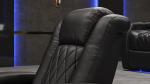 Valencia Tuscany Power Recliner in Black Leather
