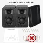 Saiyin 2-Way Passive Bookshelf Speakers Pair