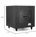 Klipsch R-80SWi Wireless 8-Inch Subwoofer for Deep Bass