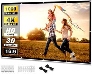 100-inch Portable 4K HD Projector Screen