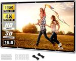 100-inch Portable 4K HD Projector Screen