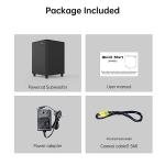 BESTISAN 6.5'' Powered Home Theater Subwoofer