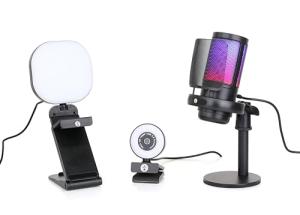 1080p Live Streaming Kit with Webcam and Microphone