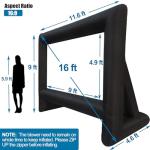 16ft Inflatable Outdoor Movie Screen with Blower