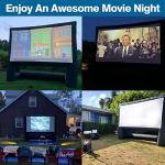 16ft Inflatable Outdoor Movie Screen with Blower