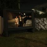 16ft Inflatable Outdoor Movie Screen with Blower