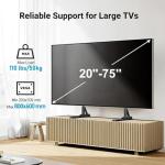 PERLESMITH Adjustable TV Stand for 37"-70" Screens