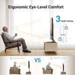 PERLESMITH Adjustable TV Stand for 37"-70" Screens