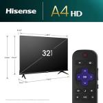 Hisense 32" A4 Series HD Smart Roku TV