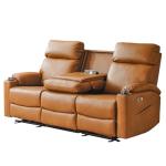 Power Reclining 3-Seater Sofa in Brown