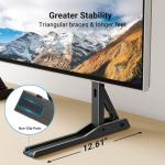 PERLESMITH Adjustable TV Stand for 37"-70" Screens