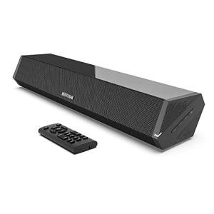 Bestisan 50W Small Sound Bar with Surround Sound