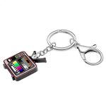 Vintage Acrylic Television Keychain for Nostalgic Gifts