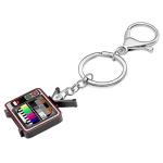 Vintage Acrylic Television Keychain for Nostalgic Gifts