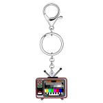 Vintage Acrylic Television Keychain for Nostalgic Gifts