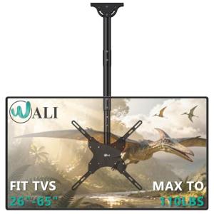 WALI Ceiling TV Mount for 26-65 Inch TVs