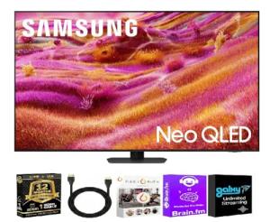 Samsung 65" QN90F Neo QLED 4K Smart TV Bundle