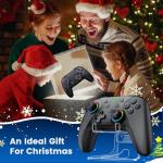 Wireless Bluetooth Gaming Controller with Hall Joysticks