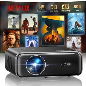 4K Smart Outdoor Projector with WiFi & Bluetooth