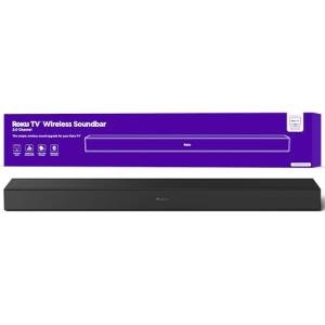 Roku TV Wireless Soundbar with Enhanced Stereo Sound