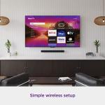 Roku TV Wireless Soundbar with Enhanced Stereo Sound