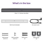 Roku TV Wireless Soundbar with Enhanced Stereo Sound