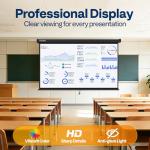 VIVOHOME 100 Inch 4K Pull Down Projector Screen