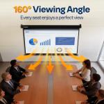 VIVOHOME 100 Inch 4K Pull Down Projector Screen