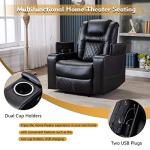 CANMOV Electric Recliner Chair with USB and Cup Holders