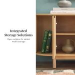 Walker Edison Chloe 65-Inch Curved TV Stand