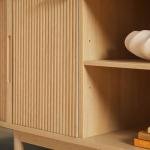 Walker Edison Chloe 65-Inch Curved TV Stand