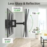 Full Motion TV Wall Mount for 32-70 Inch TVs