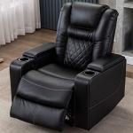 CANMOV Electric Recliner Chair with USB and Cup Holders