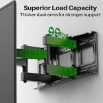 Full Motion TV Wall Mount for 32-70 Inch TVs