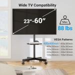 Mobile TV Stand for 23-60 Inch TVs