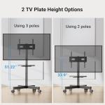 Mobile TV Stand for 23-60 Inch TVs
