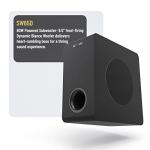 Bestisan 6.5" Compact Powered Subwoofer for Deep Bass