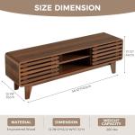Mid-Century Modern TV Stand for 55-65 Inch TVs
