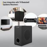 Bestisan 6.5" Compact Powered Subwoofer for Deep Bass