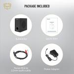 Bestisan 6.5" Compact Powered Subwoofer for Deep Bass