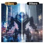 120-Inch Motorized Electric Projector Screen with Remote