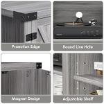 Modern Farmhouse TV Stand with Barn Doors