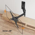 ELIVED Full Motion Wall Mount for 14-42 Inch TVs