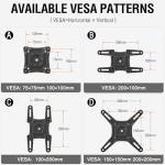 ELIVED Full Motion Wall Mount for 14-42 Inch TVs