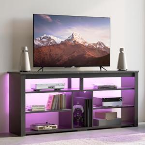 Bestier LED Entertainment Center for 55-65 Inch TVs