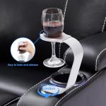 Weilianda Swivel Wine Glass Holder for Sofas