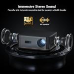 4K Projector with WiFi, Bluetooth, and Auto Focus