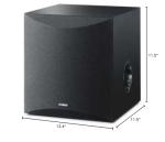 Yamaha 8" 100W Powered Subwoofer - Black