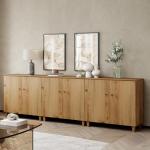 WAMPAT 106" Modern TV Stand with Storage