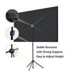 80 Inch Portable Outdoor Projector Screen with Stand